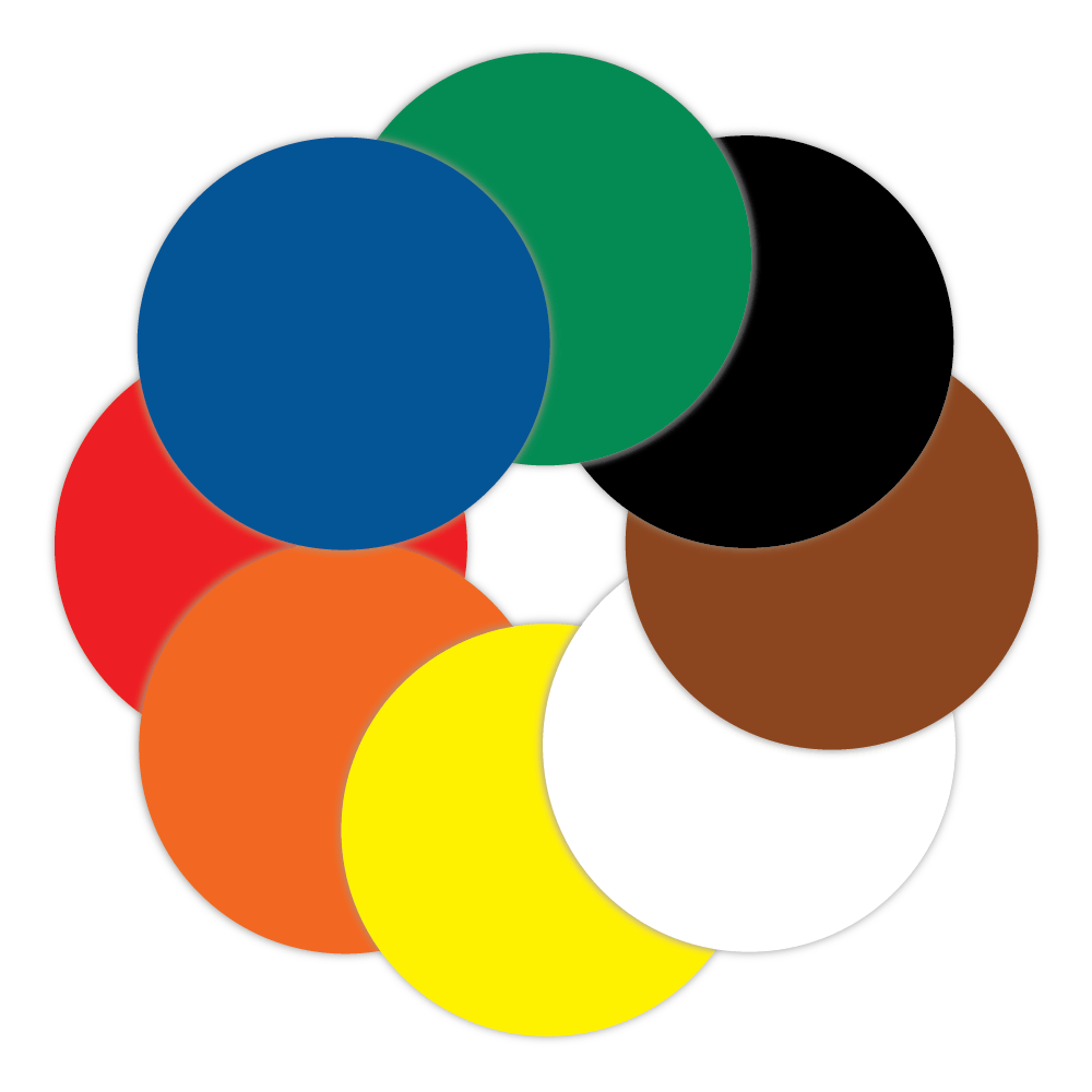 5S/Lean Markers: Small circle diameter - CYANvisuals