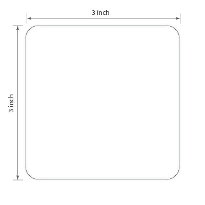 5S/Lean Markers: Small square marker - CYANvisuals