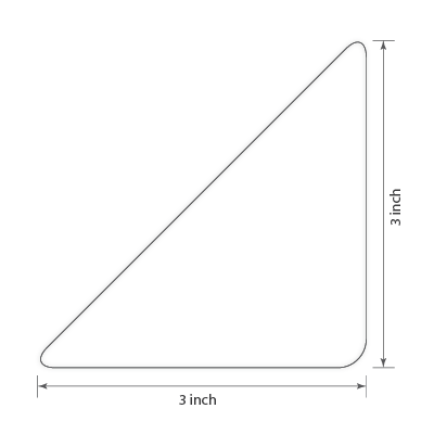 5S/Lean Markers: Small triangle marker - CYANvisuals