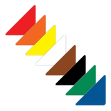 5S/Lean Markers: Small triangle marker - CYANvisuals