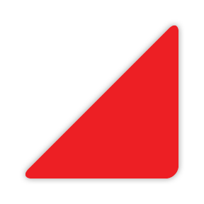 5S/Lean Markers: Small triangle marker - CYANvisuals