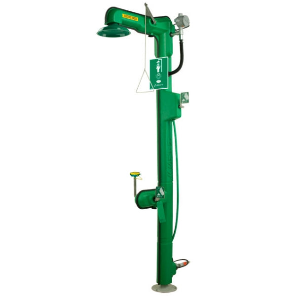 Heat Traced Combination Emergency Shower/Eye/Face Wash Station