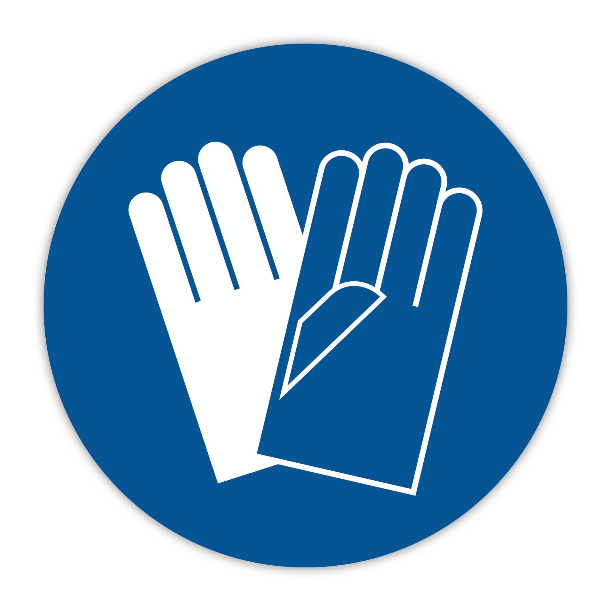 CYANVIS safety sign legend, ISO - Mandatory - SYMBOL