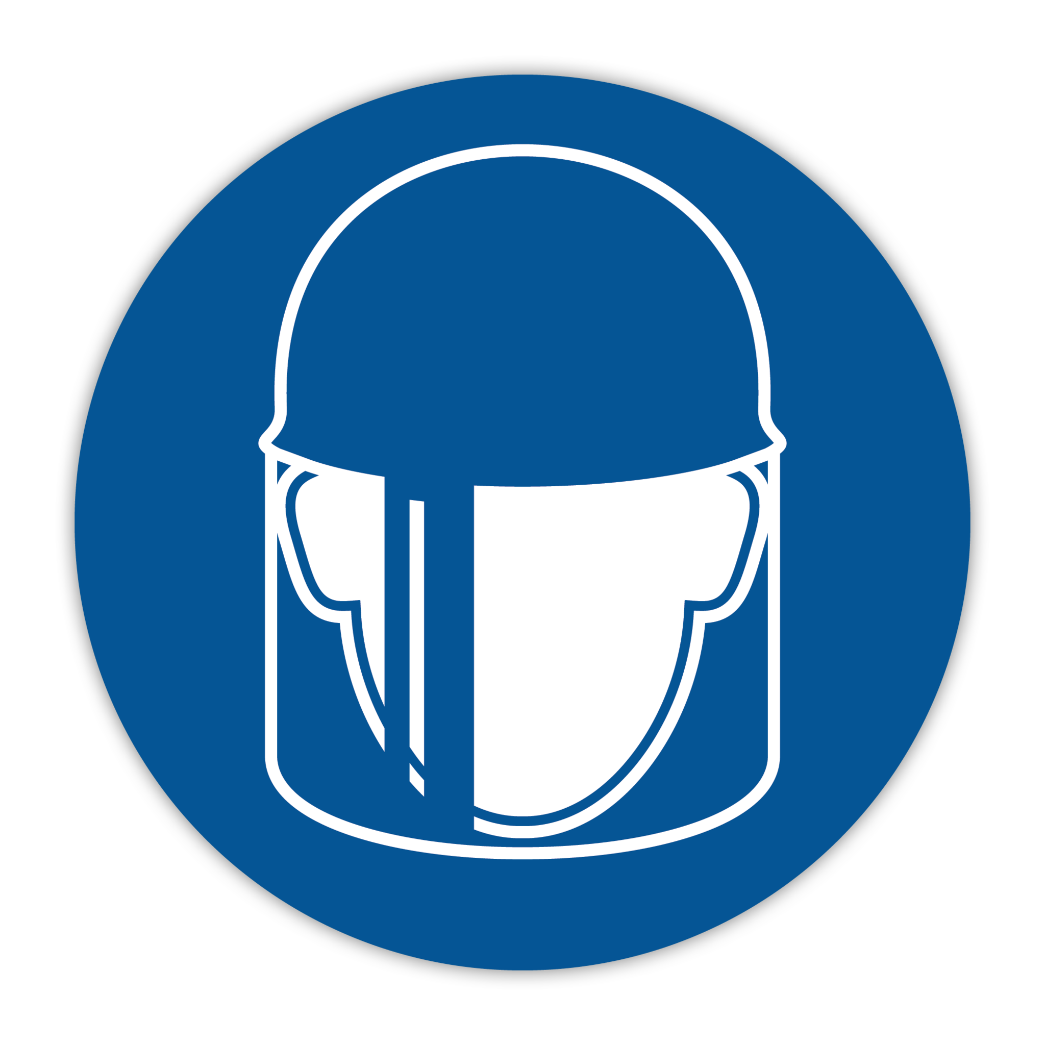 CYANVIS safety sign legend, ISO - Mandatory - SYMBOL