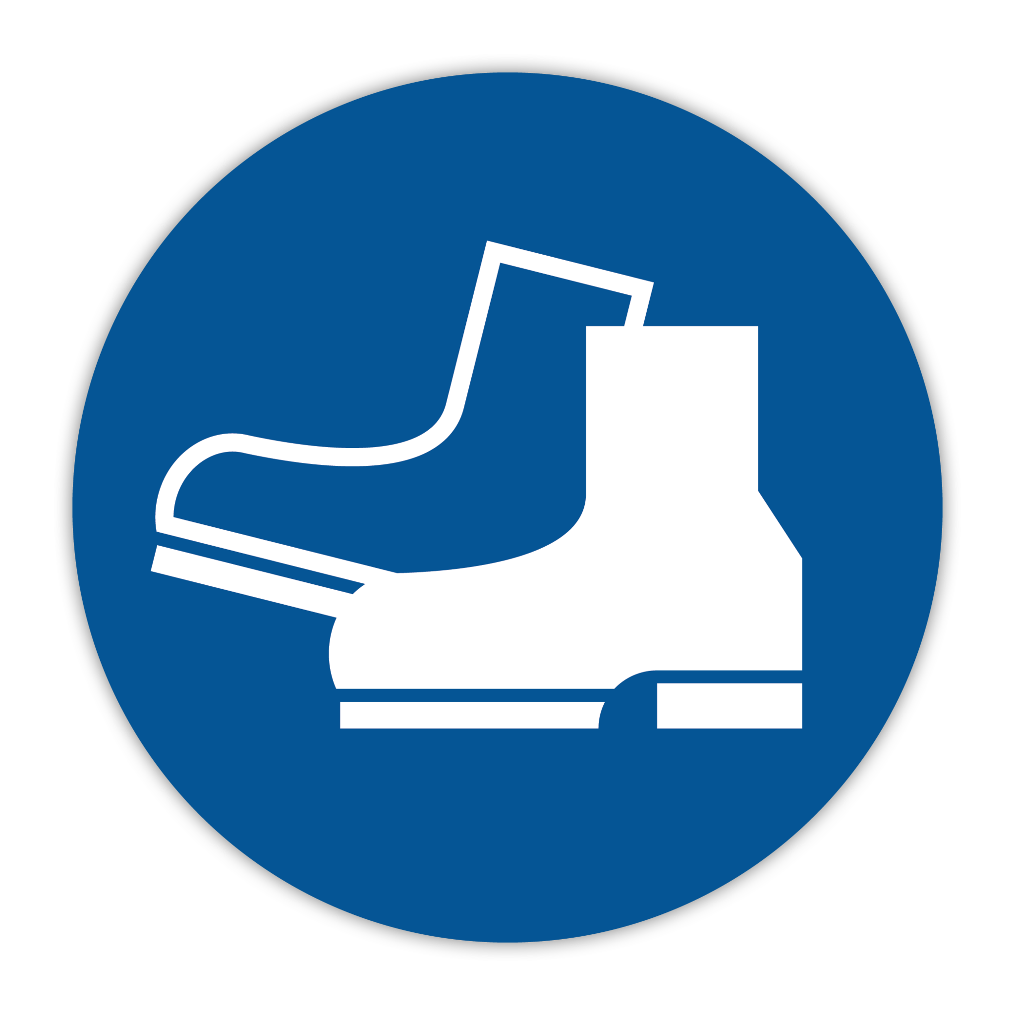 CYANVIS safety sign legend, ISO - Mandatory - SYMBOL