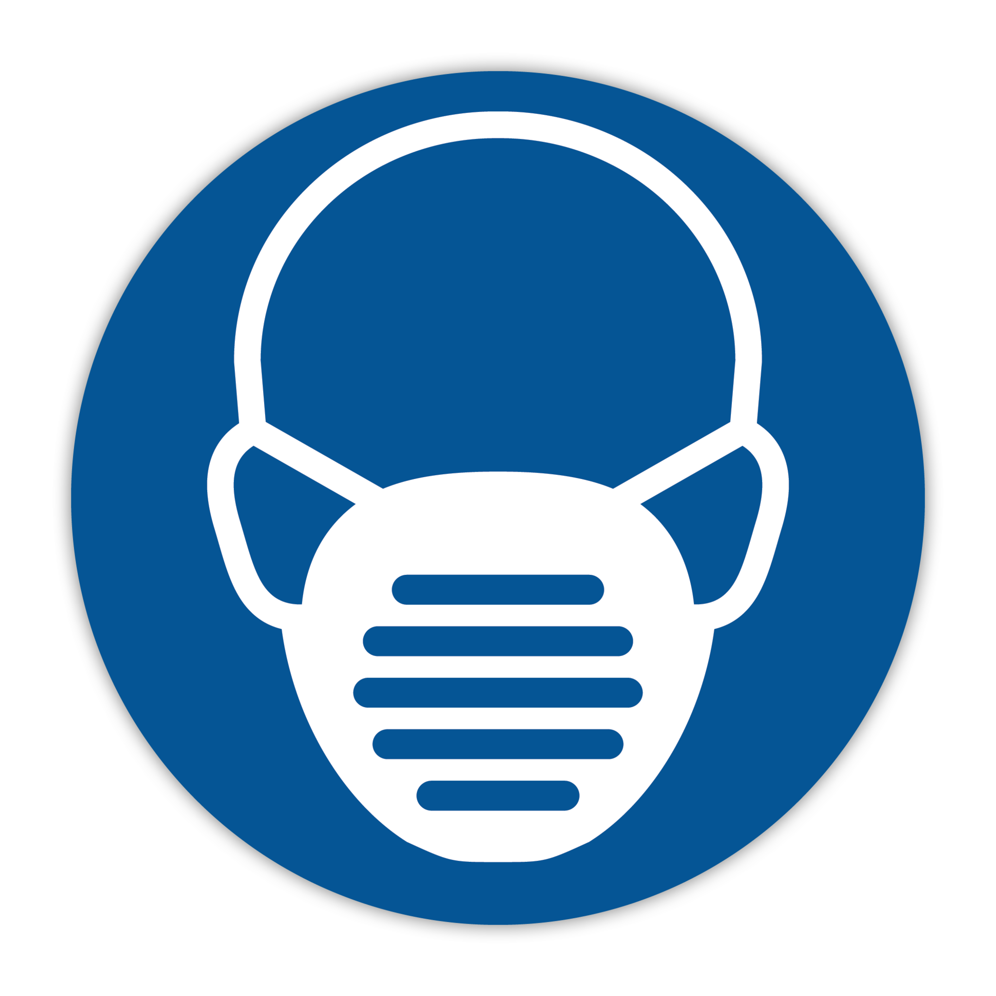 CYANVIS safety sign legend, ISO - Mandatory - SYMBOL