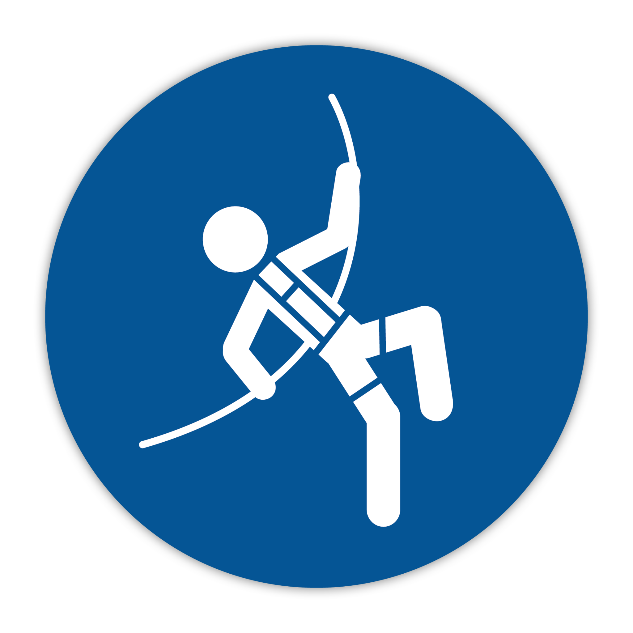 CYANVIS safety sign legend, ISO - Mandatory - SYMBOL