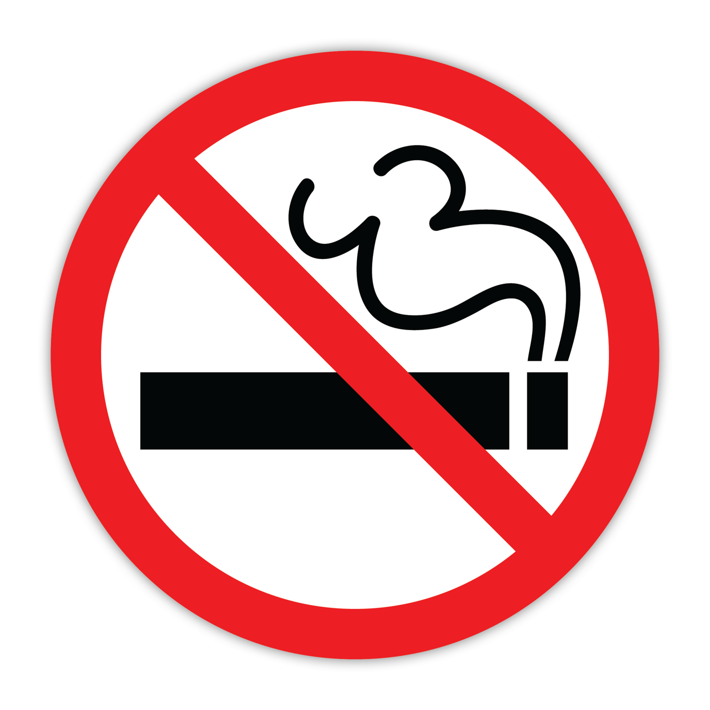 CYANVIS safety sign legend, ISO - Prohibited - SYMBOL