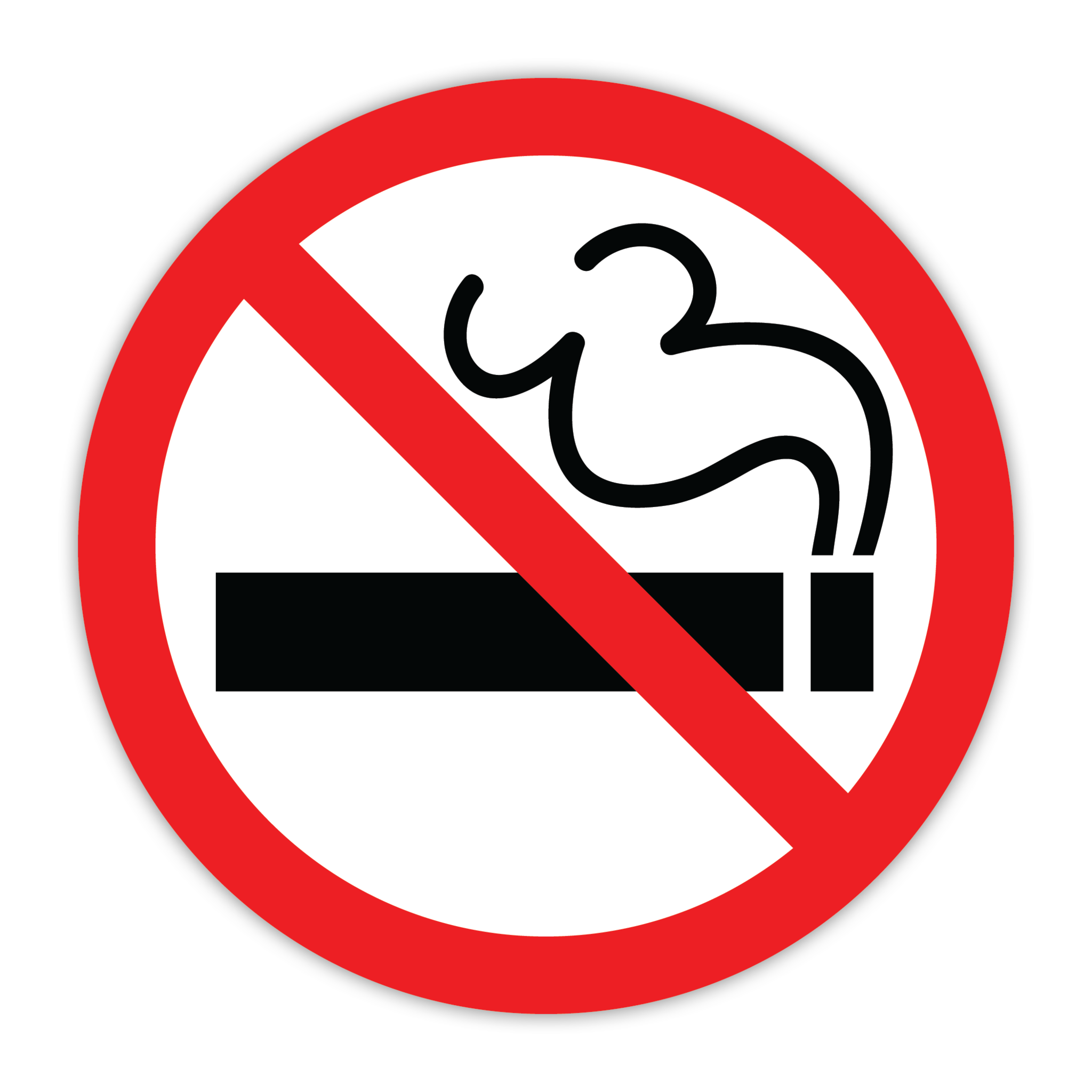 CYANVIS safety sign legend, ISO - Prohibited - SYMBOL