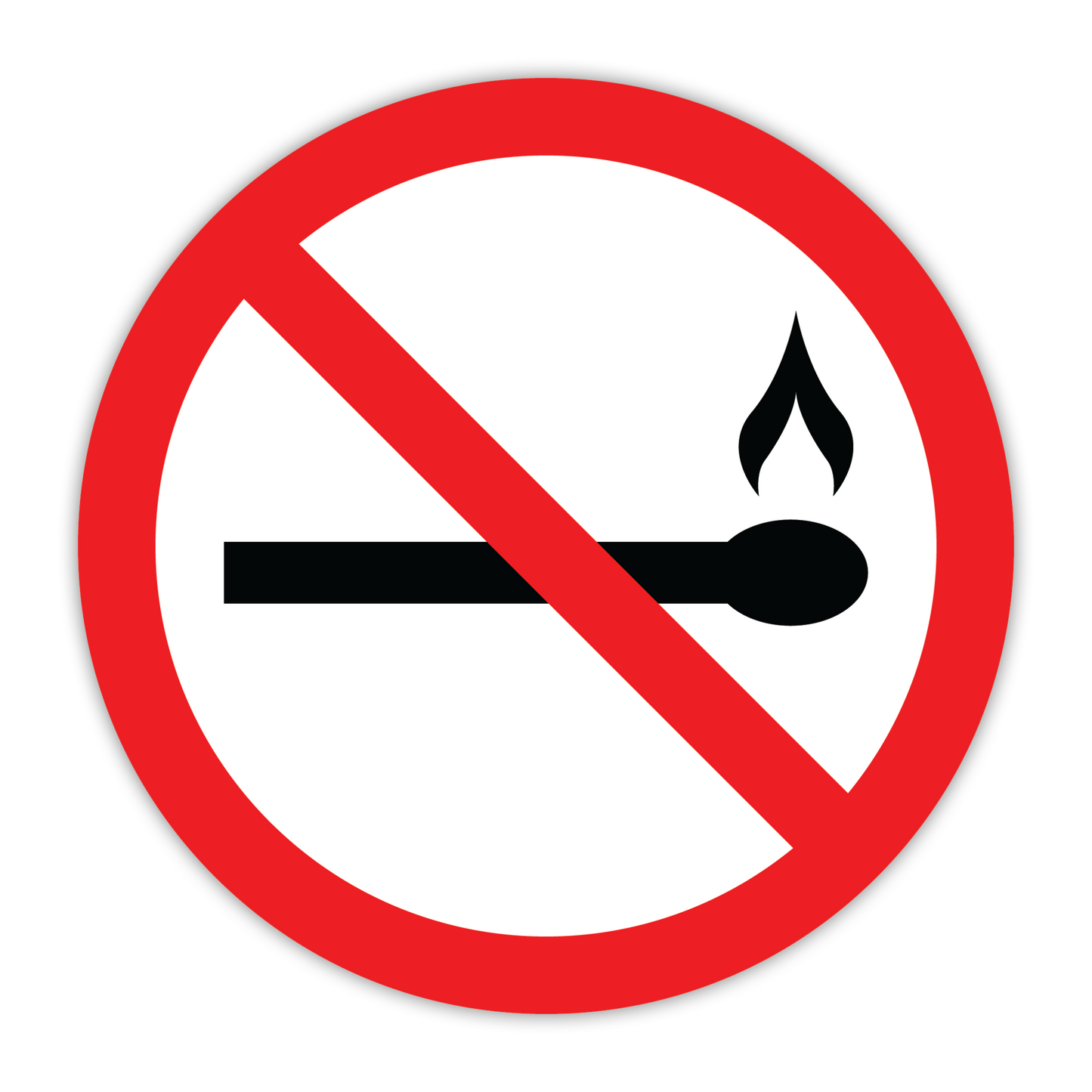 CYANVIS safety sign legend, ISO - Prohibited - SYMBOL