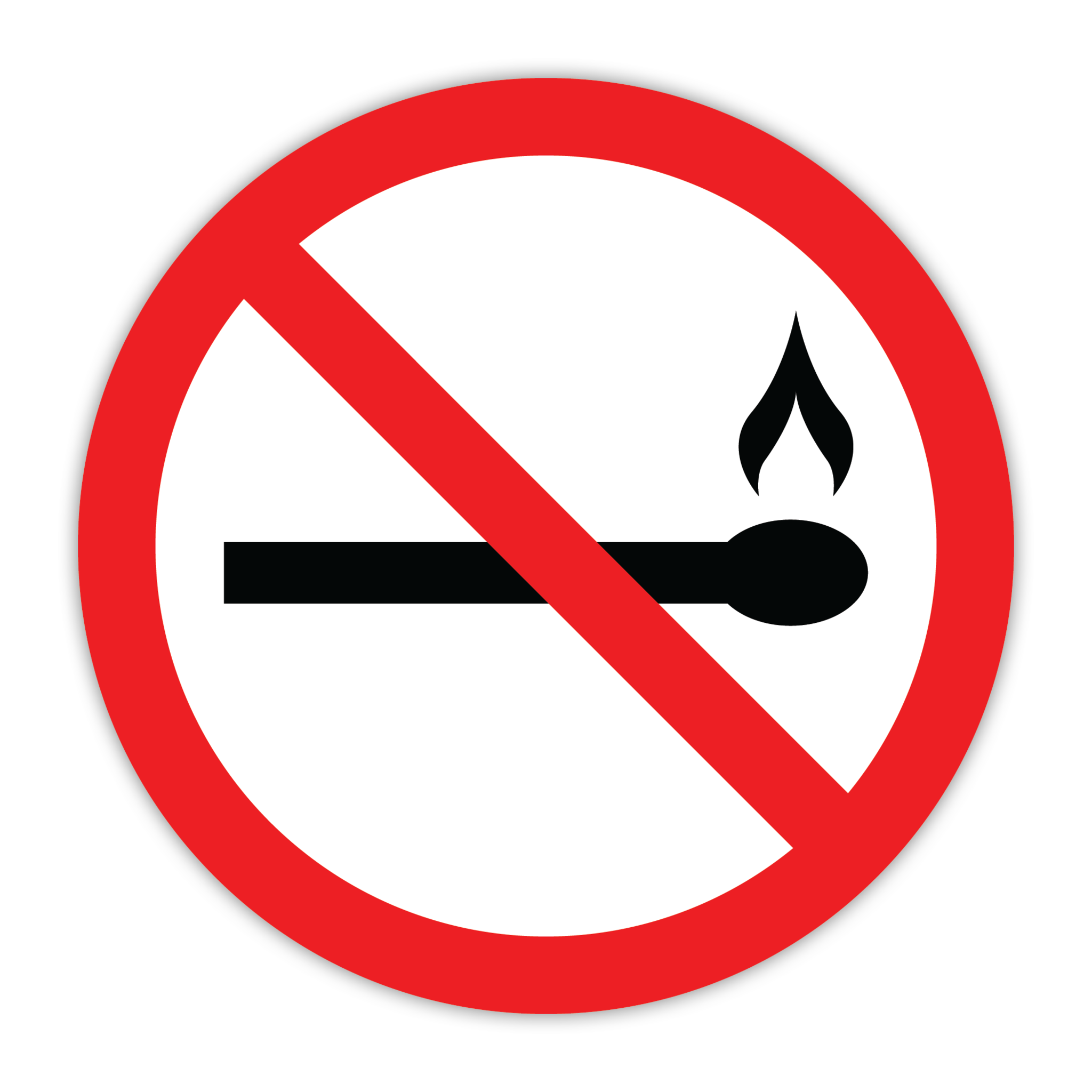 CYANVIS safety sign legend, ISO - Prohibited - SYMBOL