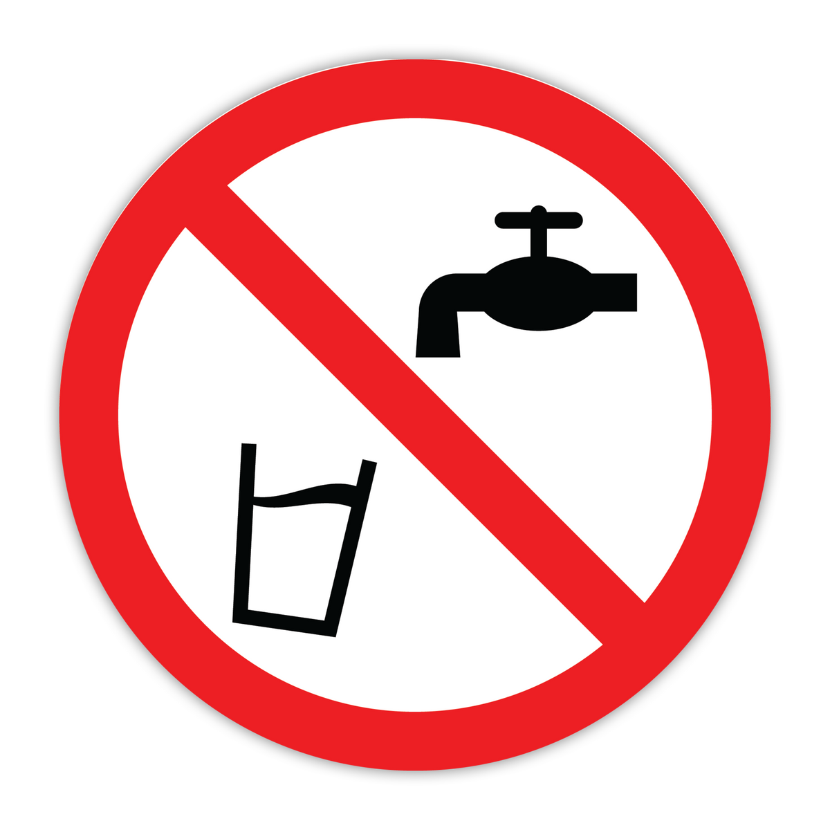 High quality ISO - Prohibited safety sign – CYANvisuals.com