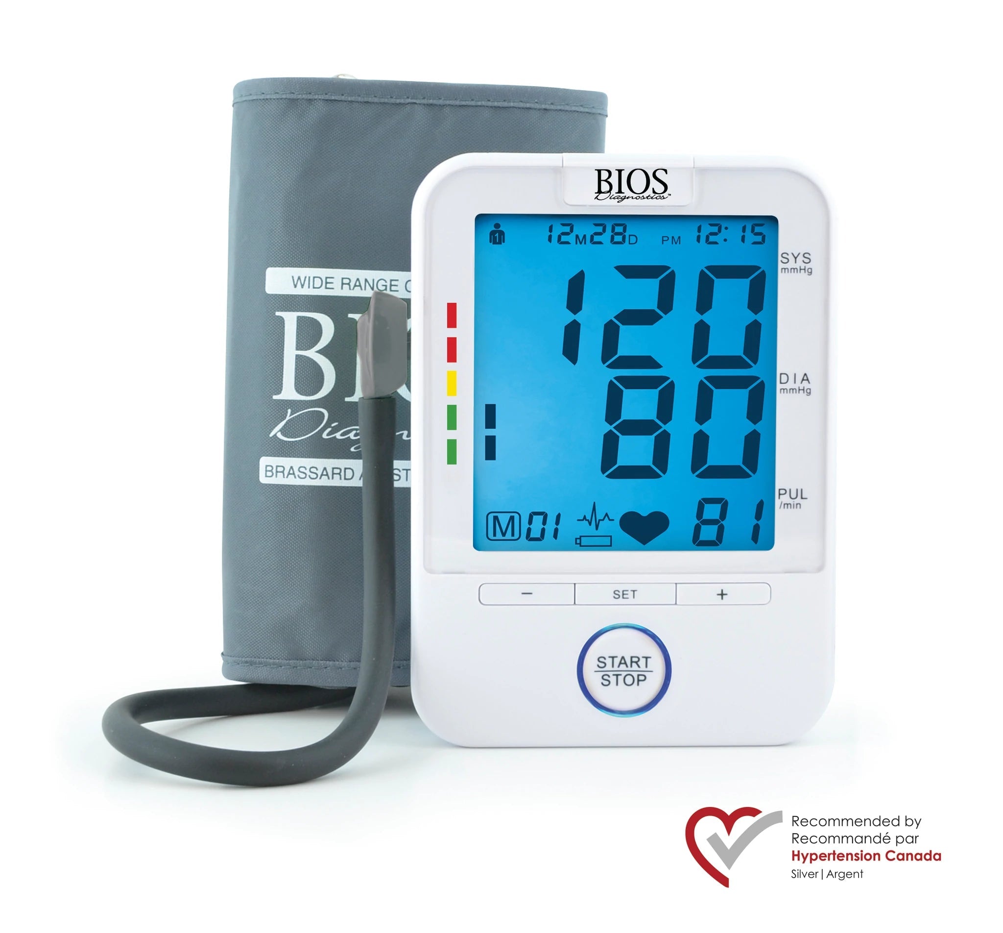 Diagnostic Precision Series 6.0 Easy Read Blood Pressure Monitor - CYANvisuals