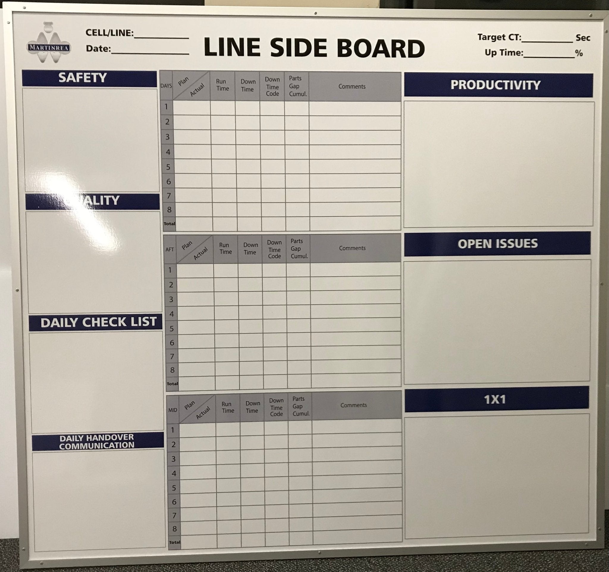 Fire Department First Responders | Tactical Assignment Board | Dry-Era ...