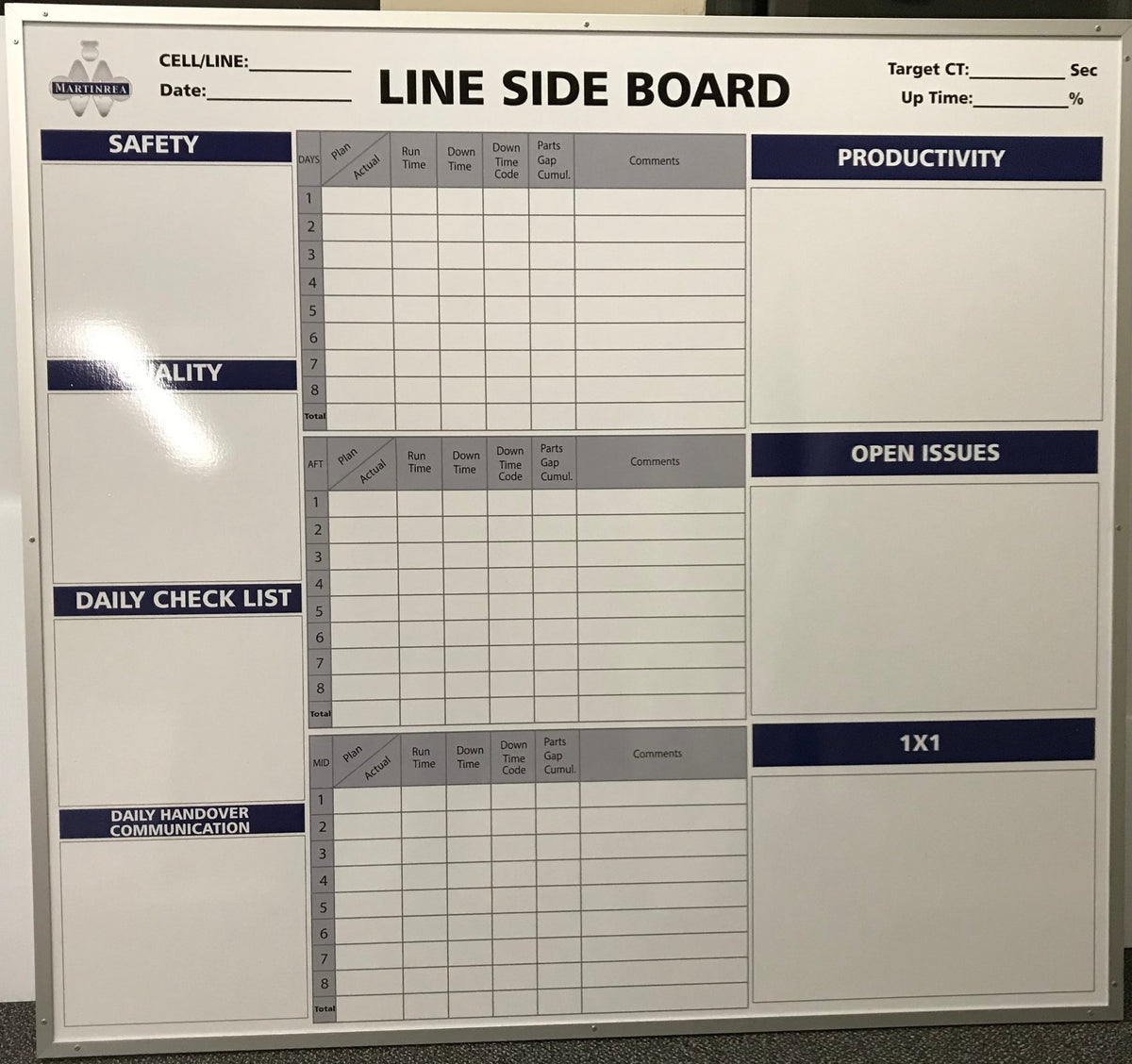 Fire Department First Responders | Tactical Assignment Board | Dry-Era ...