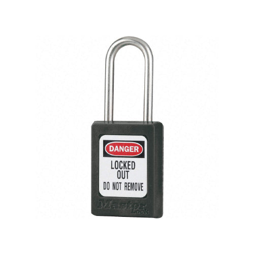 Lockout padlock with a DANGER lockout tag