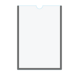 Magnetic Clear Acrylic Plexiglass Document Holder - (Pack of 10) 1/8" Thick. - CYANvisuals