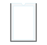 Magnetic Clear Acrylic Plexiglass Document Holder - (Pack of 10) 1/8" Thick. - CYANvisuals