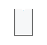 Magnetic Clear Acrylic Plexiglass Document Holder - (Pack of 10) 1/8" Thick. - CYANvisuals