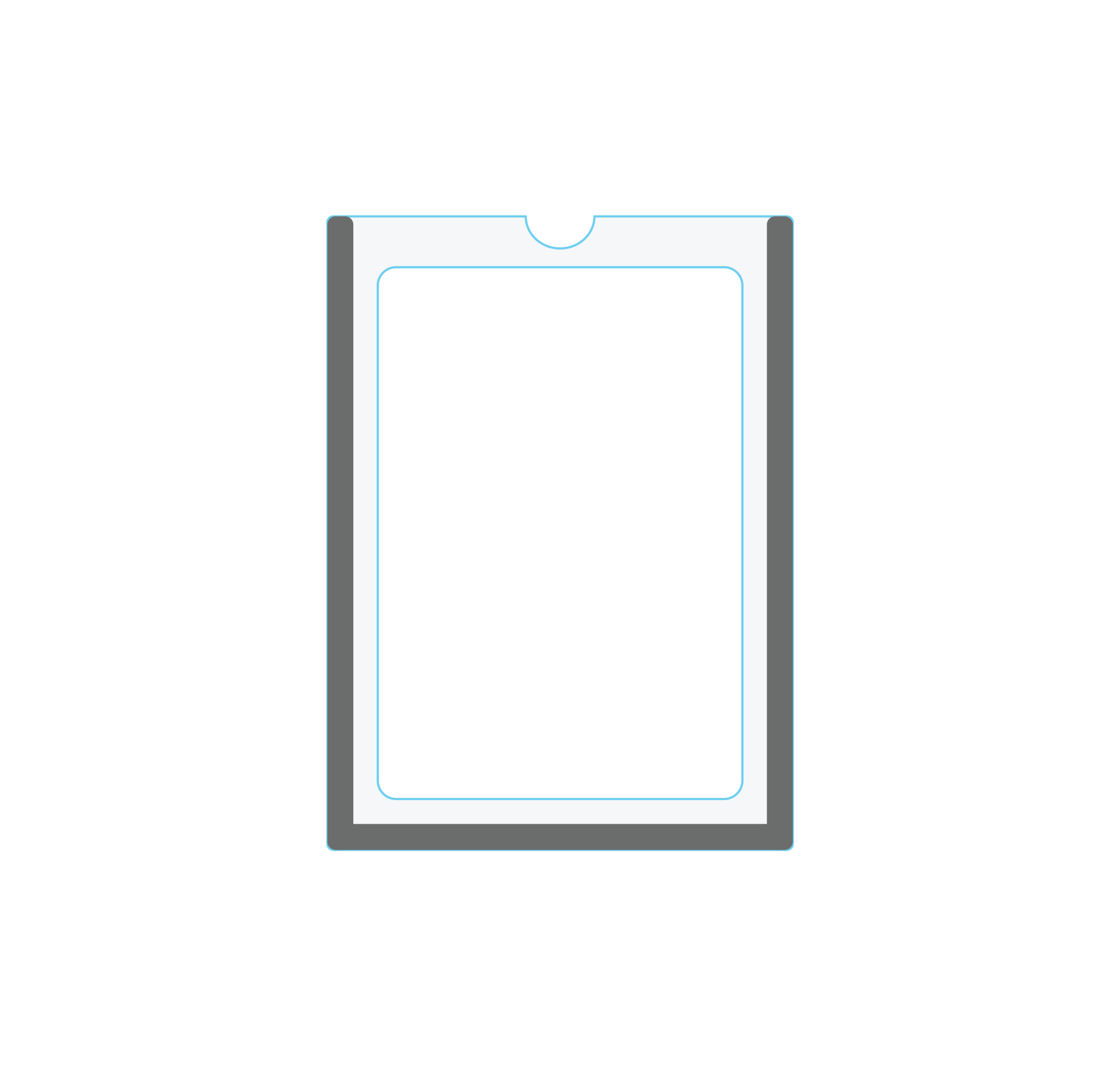 Magnetic Clear Acrylic Plexiglass Document Holder - (Pack of 10) 1/8" Thick. - CYANvisuals