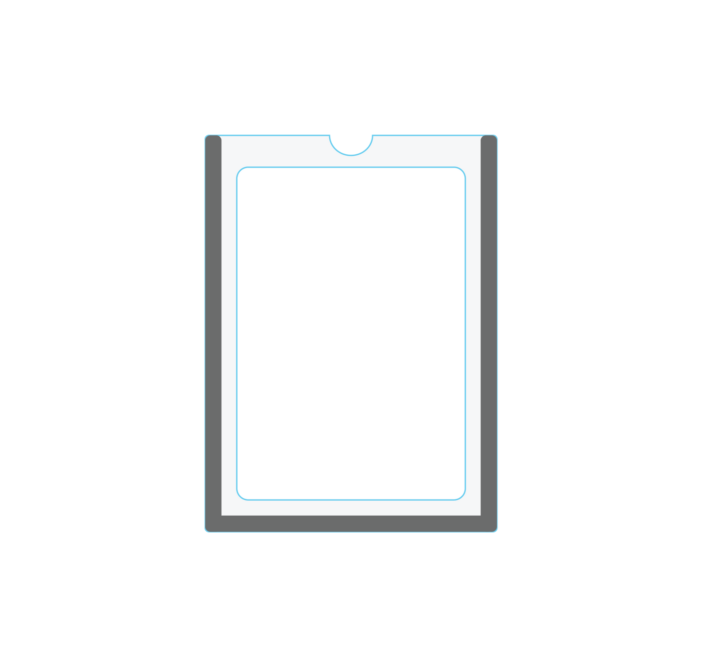 Magnetic Clear Acrylic Plexiglass Document Holder - (Pack of 10) 1/8" Thick. - CYANvisuals