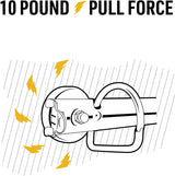 Magnetic Hanging Binder Rings, 3 Rings, 1.5", 20 lb Pull Strength. - CYANvisuals