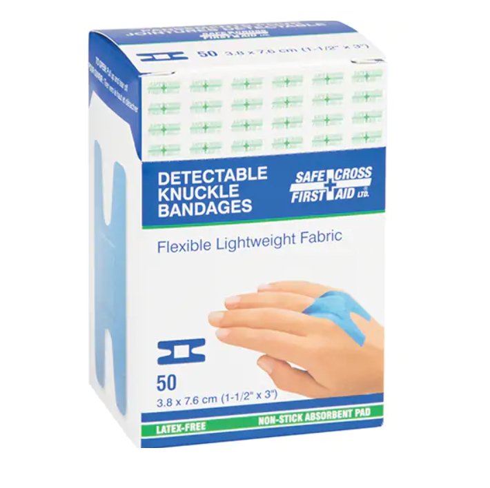 Metal Detectable Bandages [Knuckle] - Pack of 50 - CYANvisuals