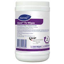 Oxivir TB Disinfectant Wipes (160 Count) - CYANvisuals