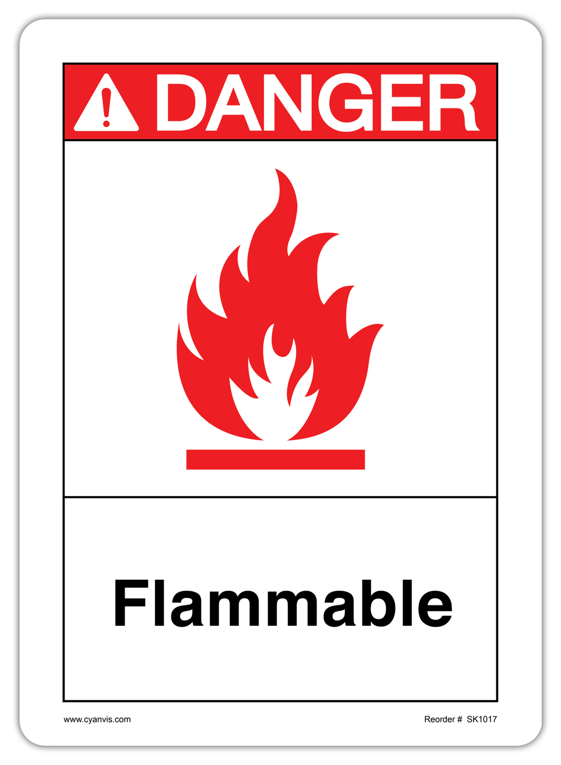 High quality ANSI - Danger safety sign – CYANvisuals.com