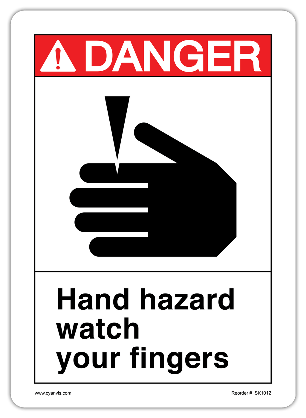High quality ANSI - Danger safety sign