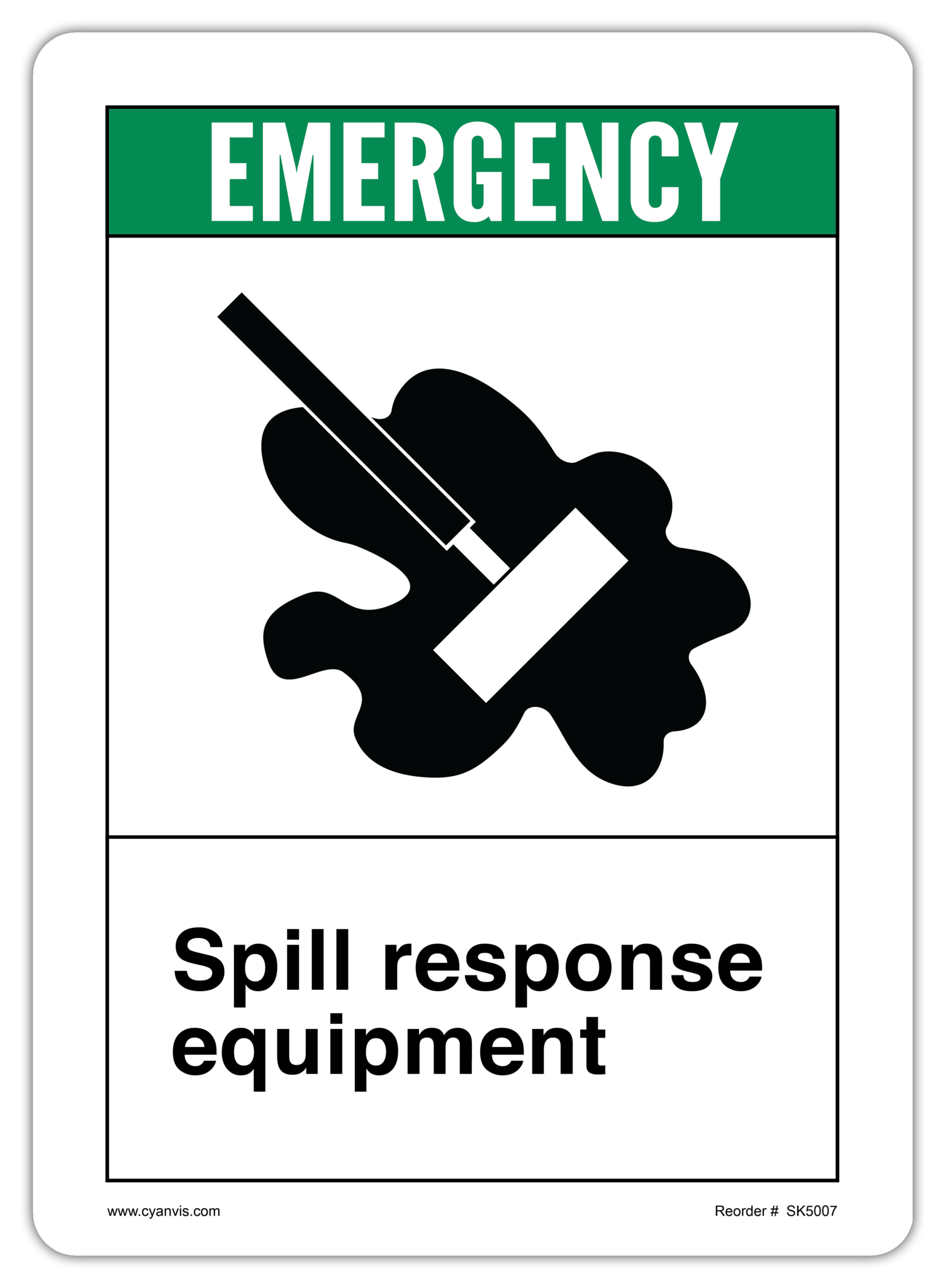 High quality ANSI - Safety First safety sign – CYANvisuals.com
