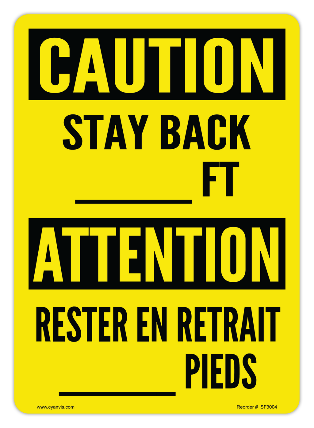 High Quality Bilingual Caution Safety Sign high-quality-bilingual-caution-safety-sign