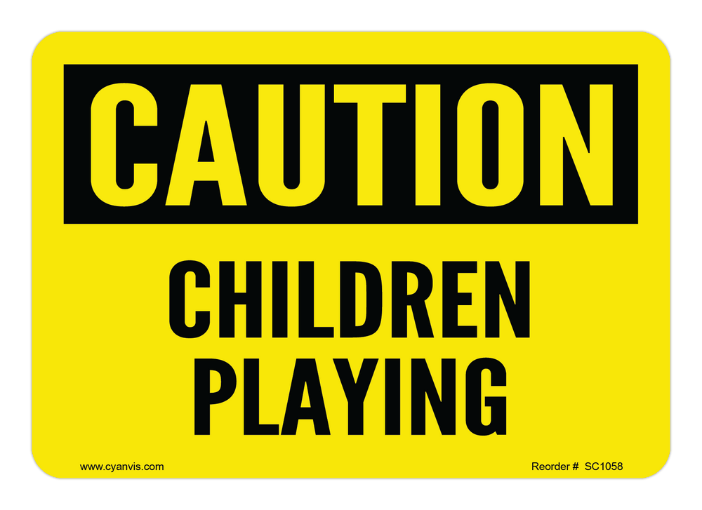 High Quality Caution Safety Sign