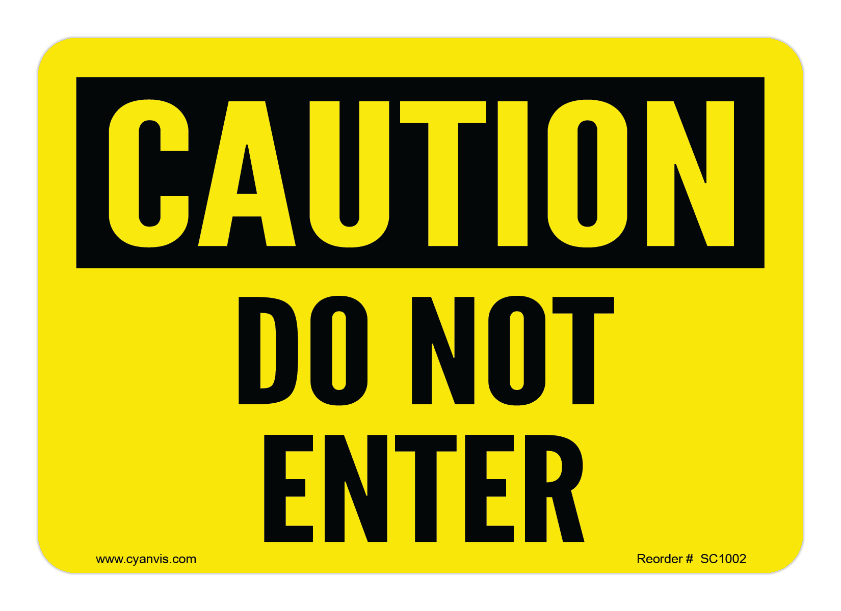 High quality Caution safety sign – CYANvisuals.com
