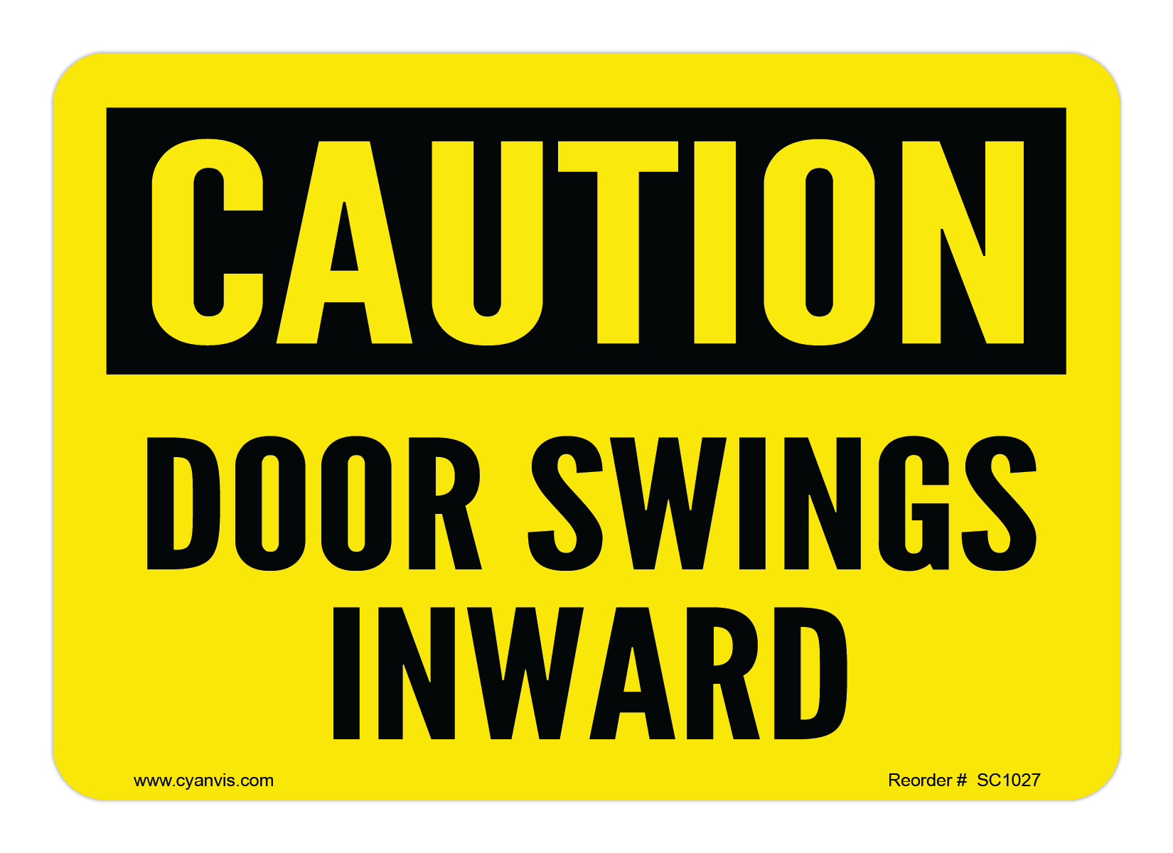 High quality Caution safety sign – CYANvisuals.com