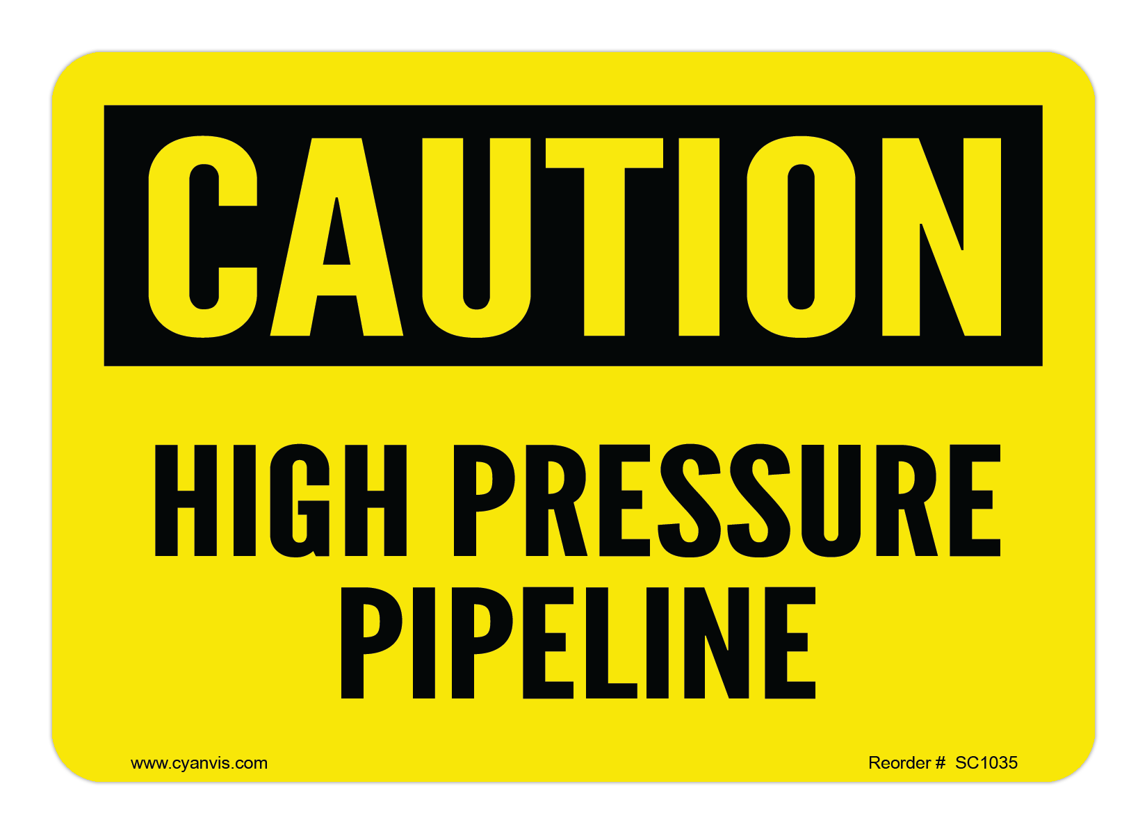 Safety Sign: Caution - EQUIPMENT OPERATED BY REMOTE CONTROL - CYANvisuals