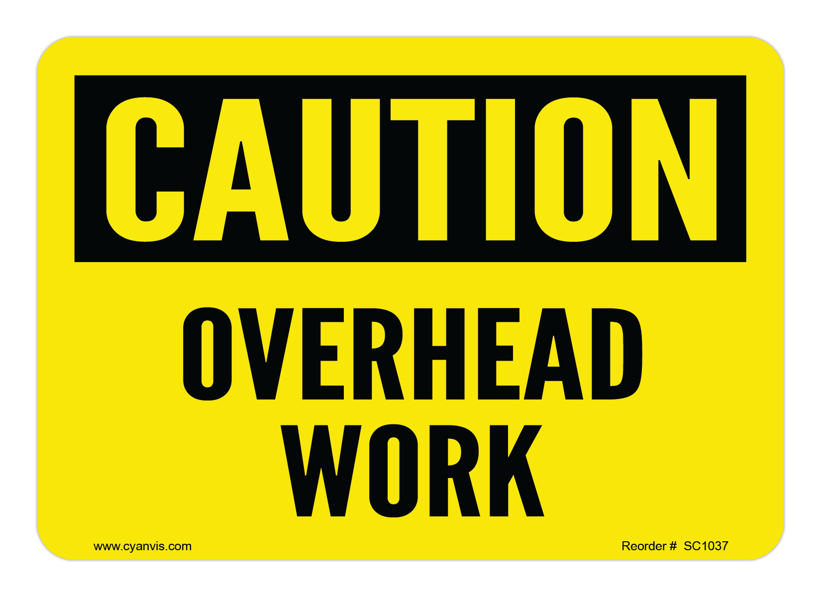 High quality Caution safety sign