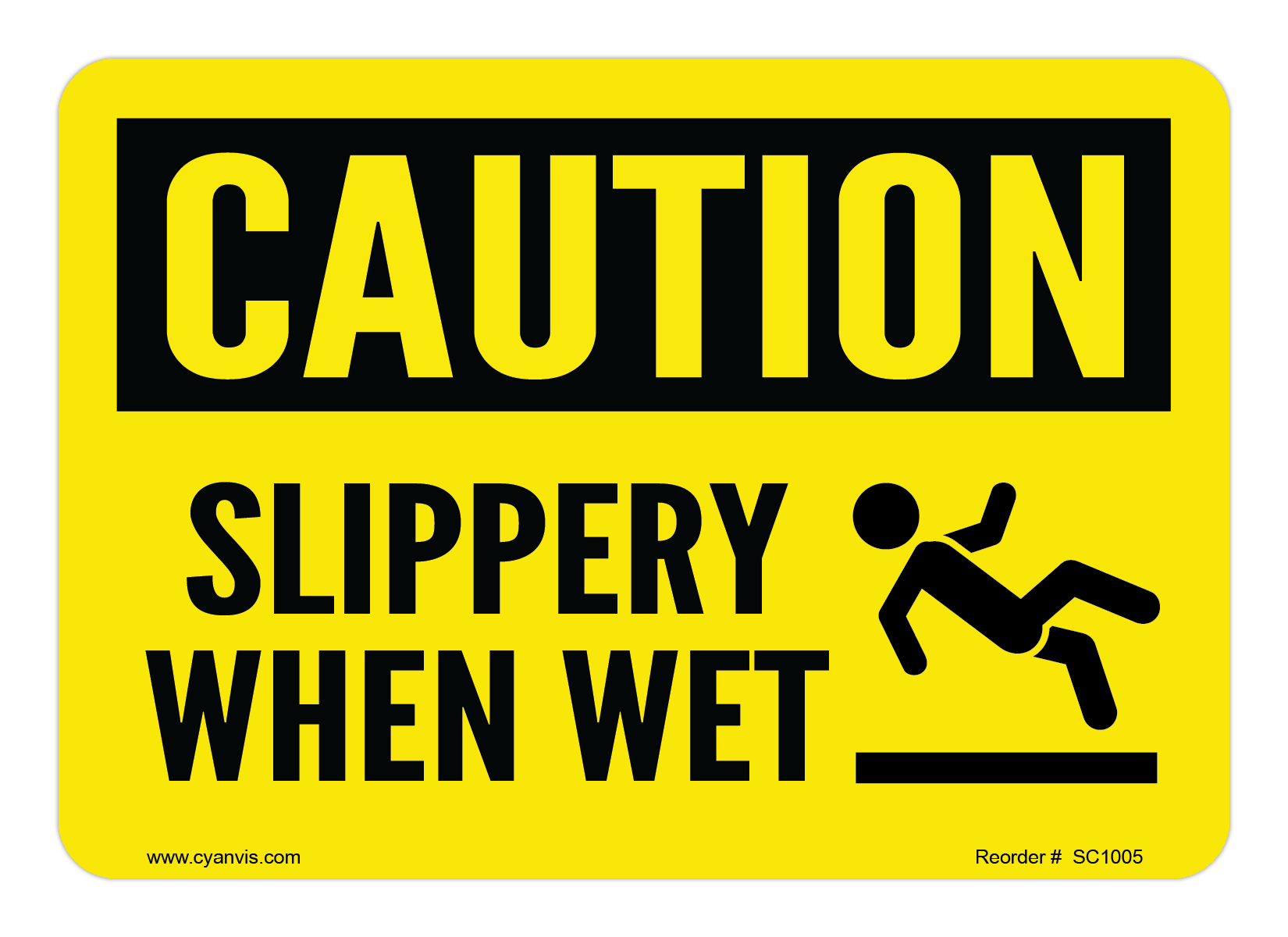 High quality Caution safety sign – CYANvisuals.com