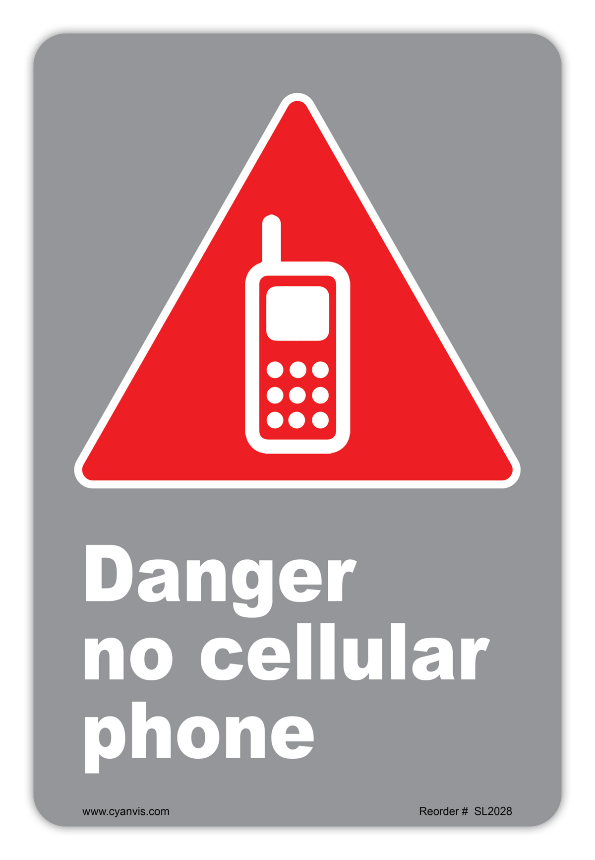 Cellular Error. Sign High quality CSA - Danger safety sign – CYANvisuals.com