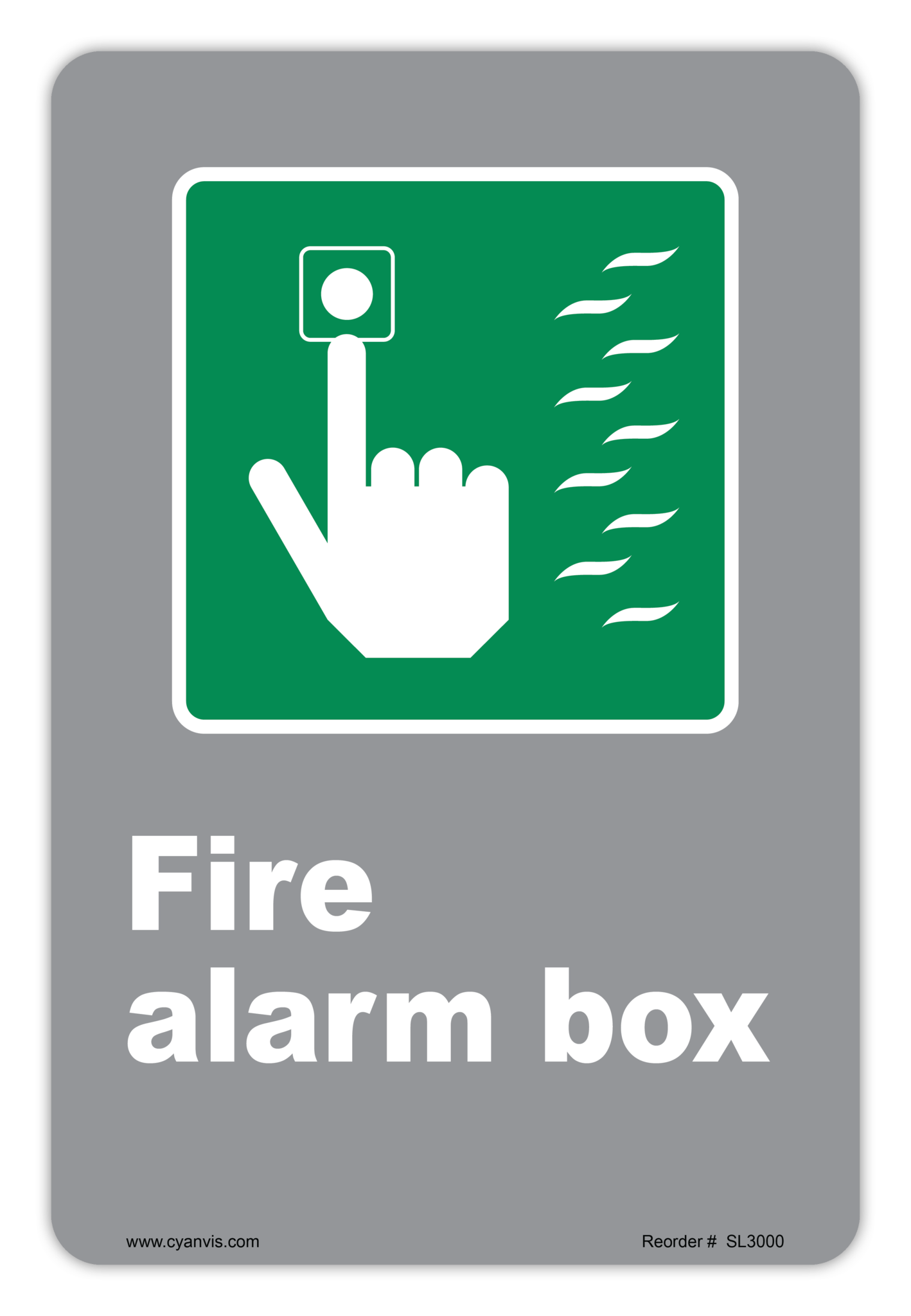 Safety Sign: CSA - Information - FIRE ALARM BOX - CYANvisuals