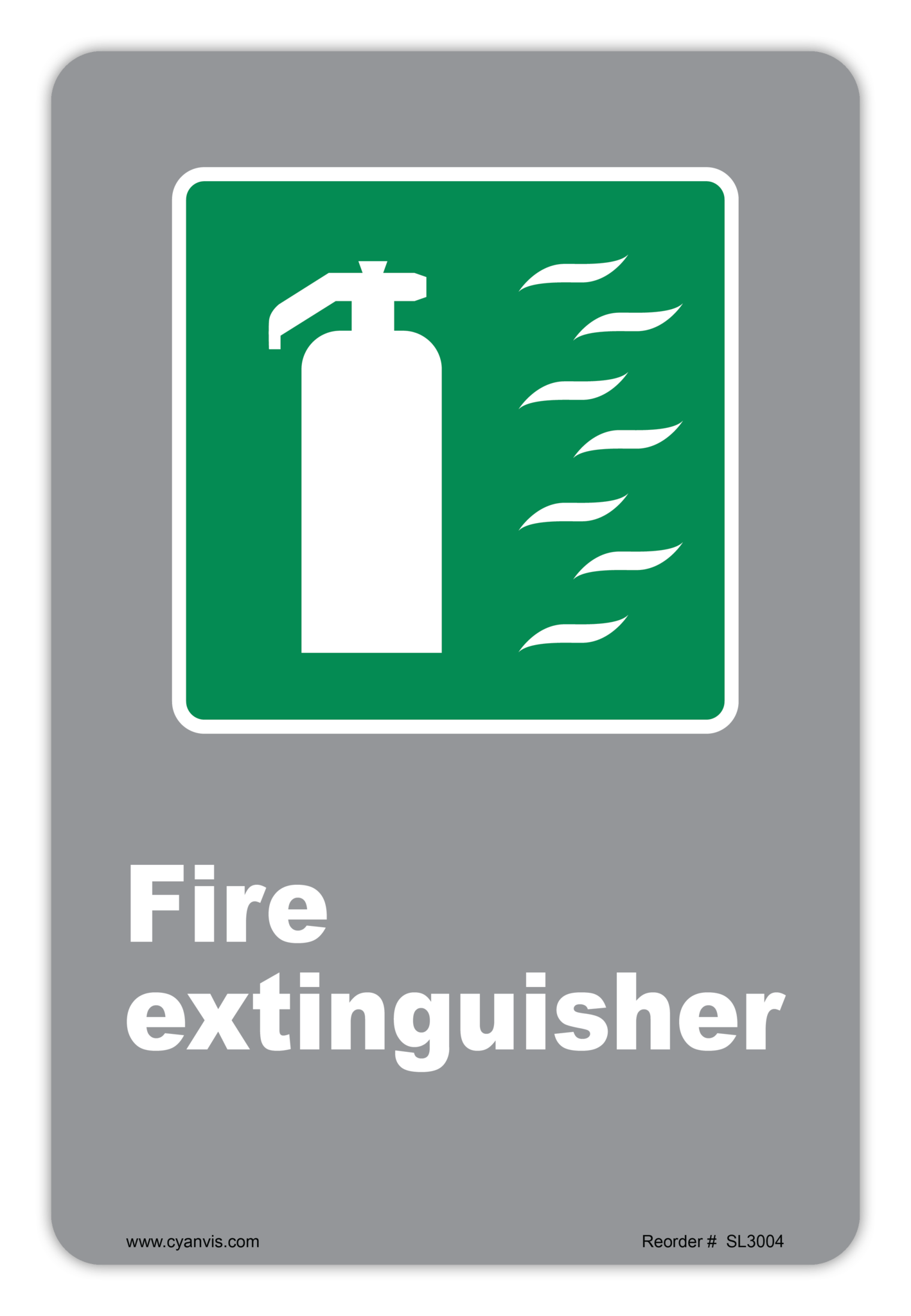 Safety Sign: CSA - Information - FIRE EXTINGUISHER - CYANvisuals