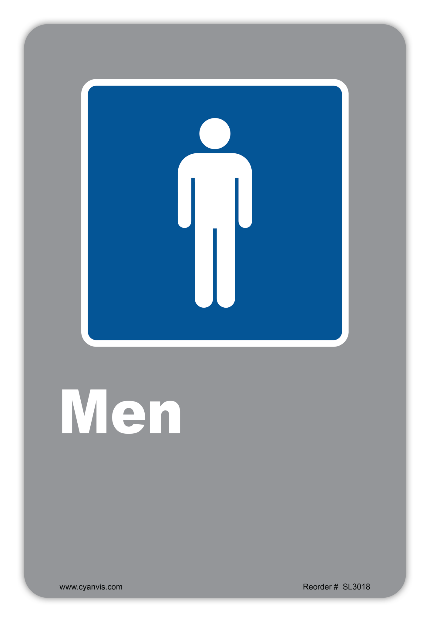 Safety Sign: CSA - Information - MEN WORKING ABOVE - CYANvisuals