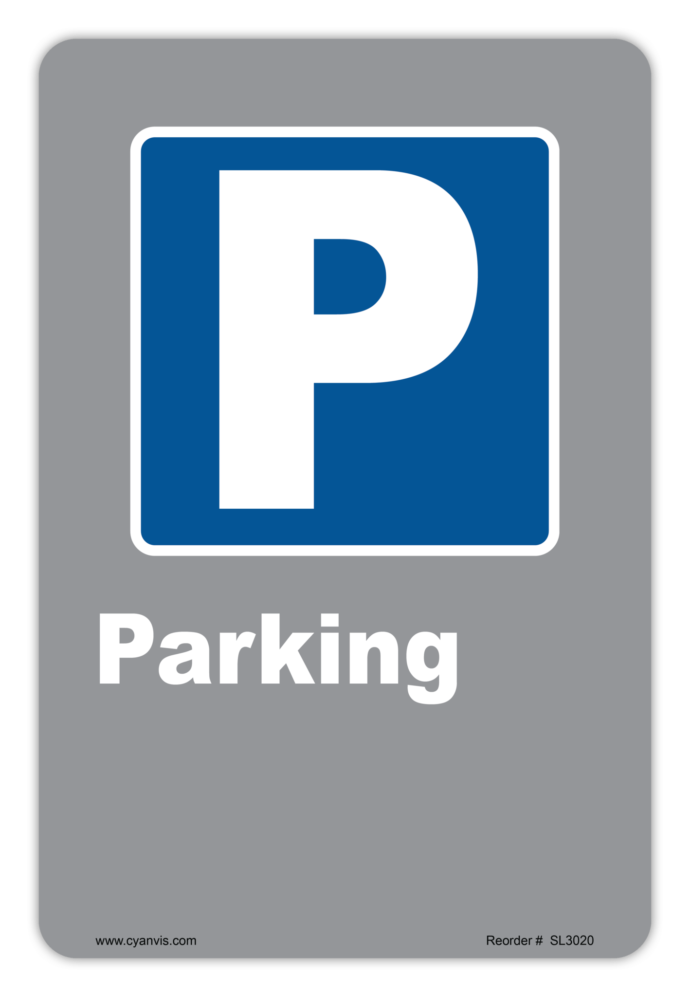 Safety Sign: CSA - Information - PARKING - CYANvisuals