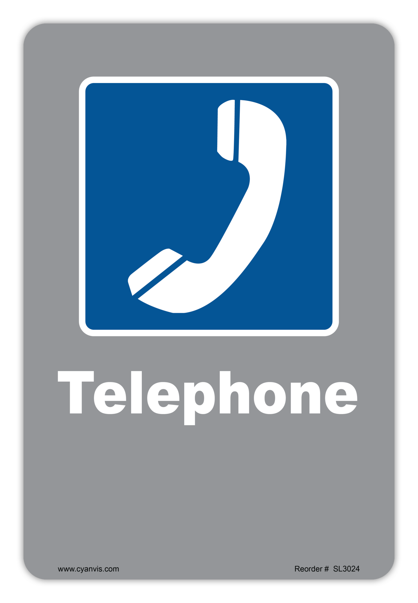 Safety Sign: CSA - Information - TELEPHONE - CYANvisuals