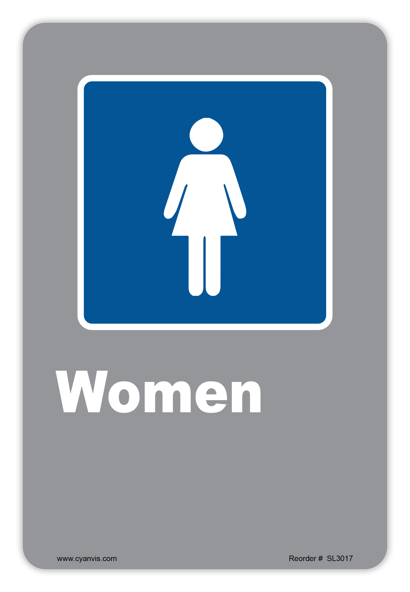 Safety Sign: CSA - Information - WOMEN - CYANvisuals