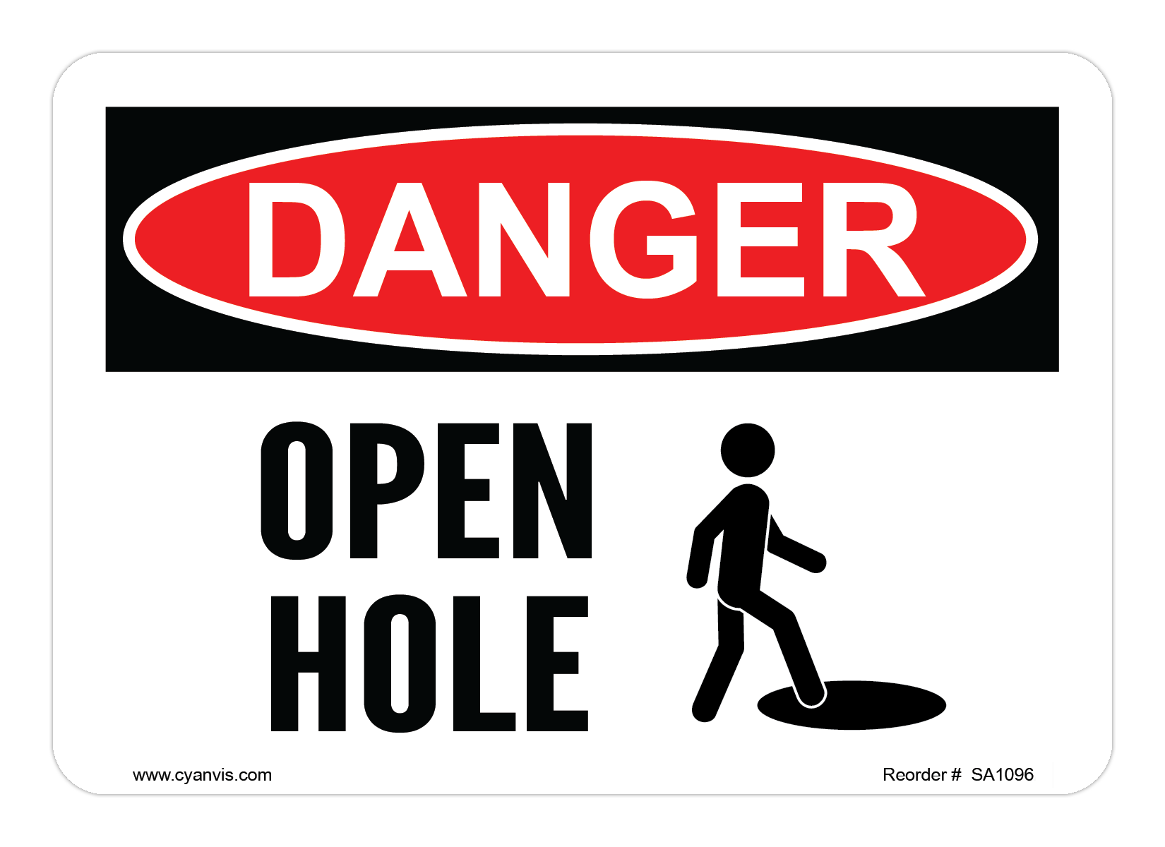 Loop Hole Sign High quality Danger safety sign – CYANvisuals.com