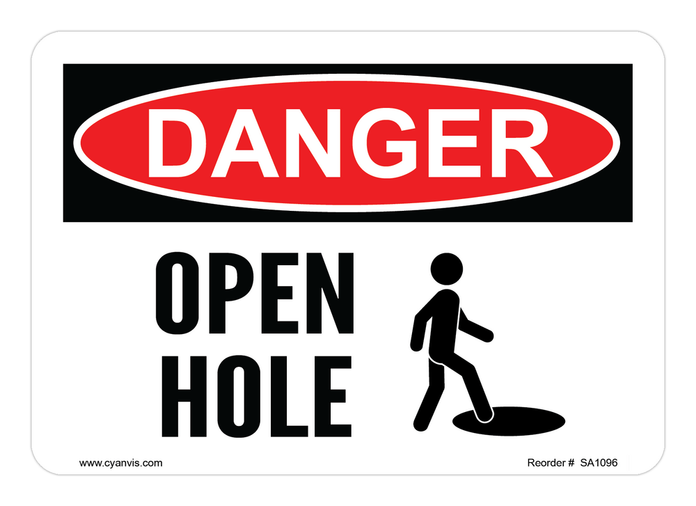 High quality Danger safety sign