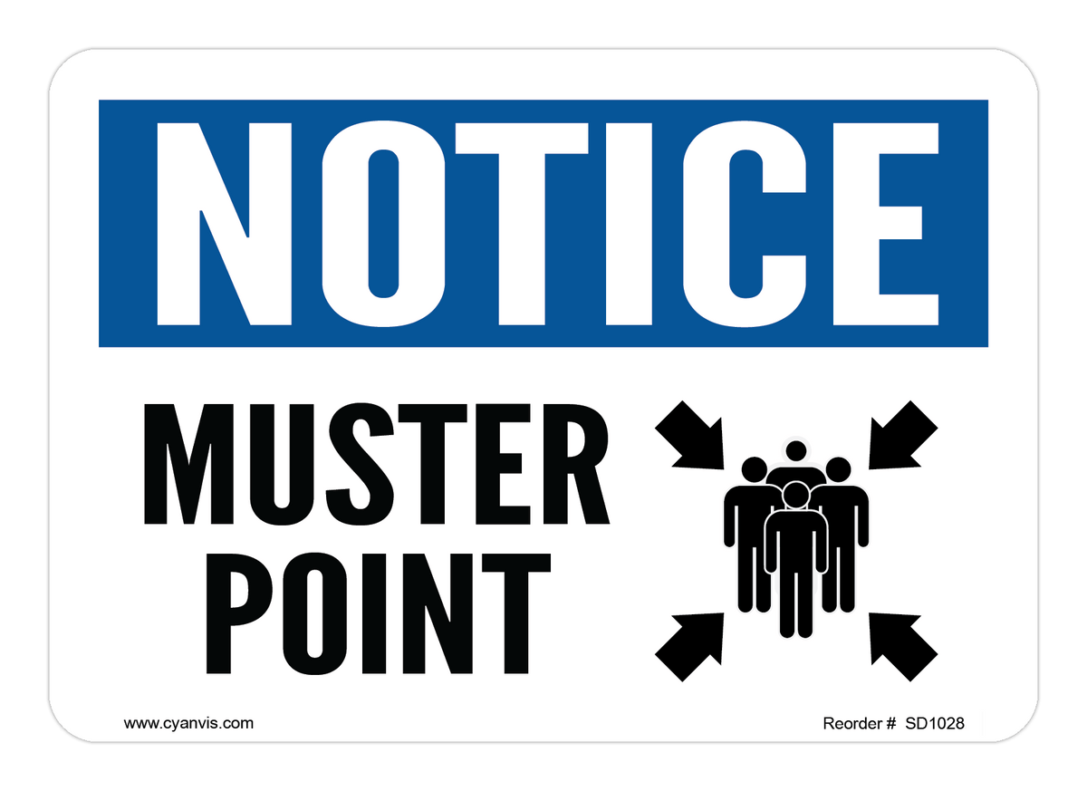 High quality Notice safety sign