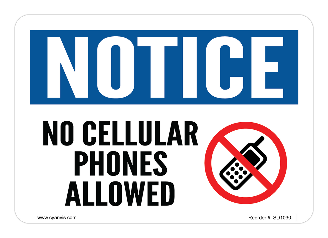 High quality Notice safety sign