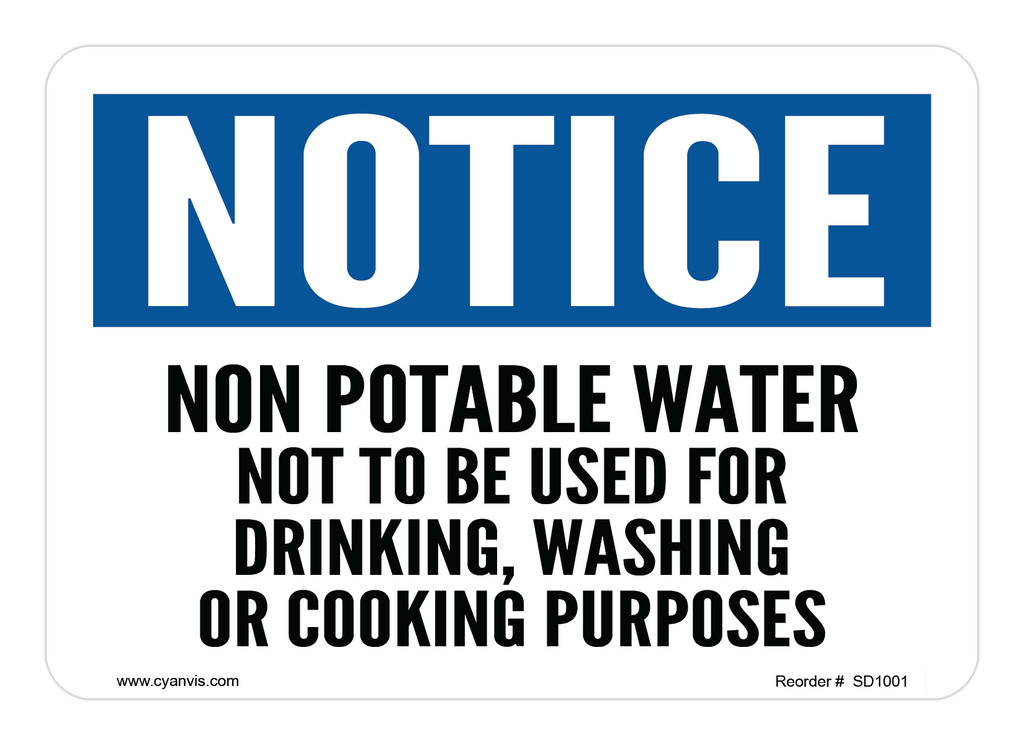 High quality Notice safety sign